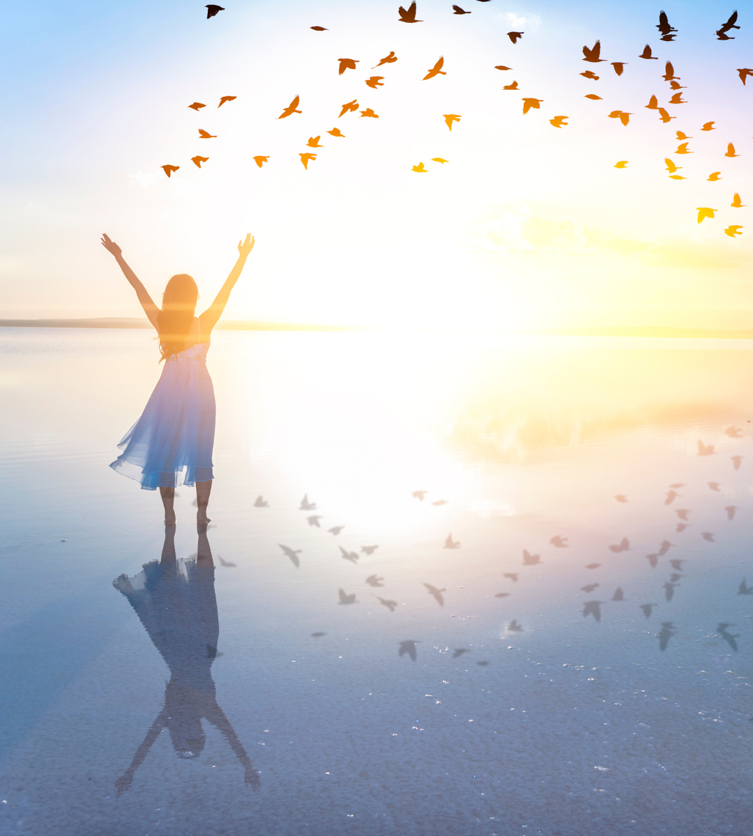 Woman reaching for the sun | Professional Counseling Services in Georgia with Wiser Ground LLC